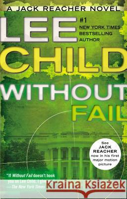 Without Fail Lee Child 9780425264423 Berkley Publishing Group