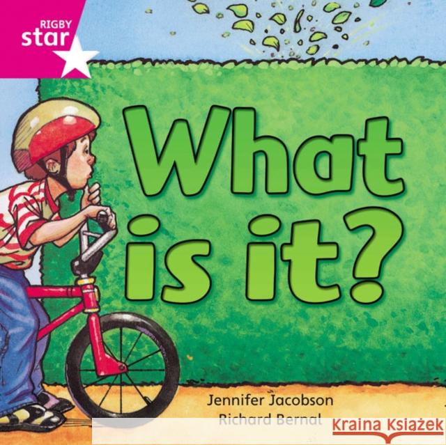 Rigby Star Independent Pink Reader 7: What is it? Jennifer Jacobson 9780433029465