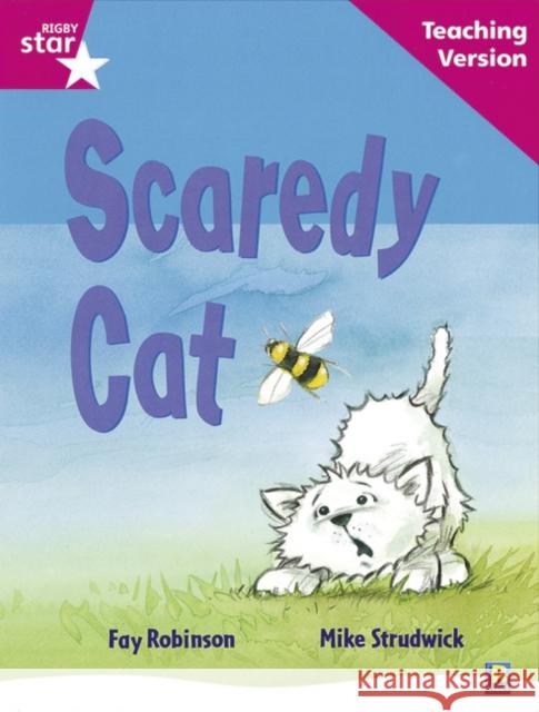 Rigby Star Guided Reading Pink Level: Scaredy Cat Teaching Version  9780433046776 HEINEMANN EDUCATIONAL BOOKS - PRIMARY DIVISIO