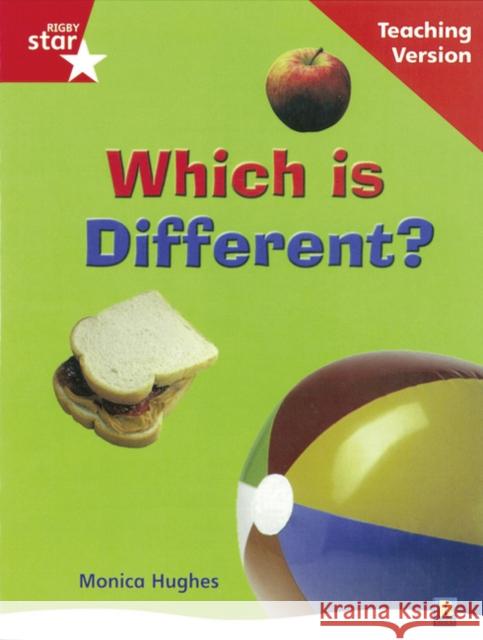 Rigby Star Non-fiction Guided Reading Red Level: Which is Different? Teaching Version  9780433047940 HEINEMANN EDUCATIONAL BOOKS - PRIMARY DIVISIO