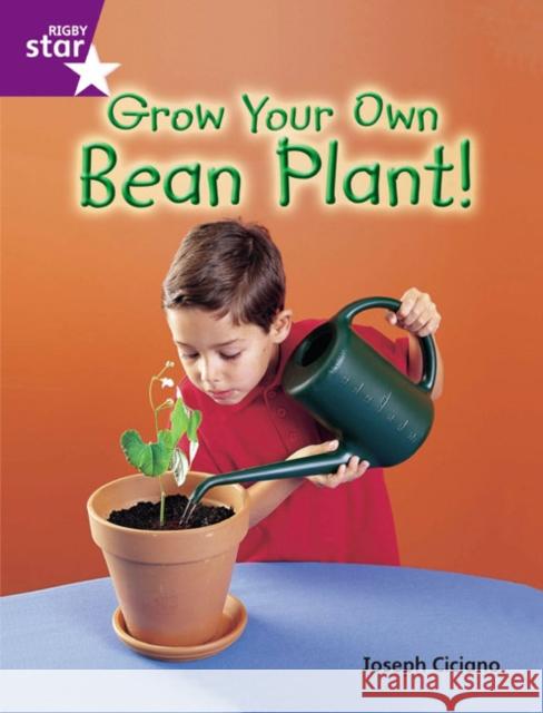 Rigby Star Guided Quest Purple: Grow Your Own Bean Plant!  9780433072461 HEINEMANN EDUCATIONAL BOOKS - PRIMARY DIVISIO