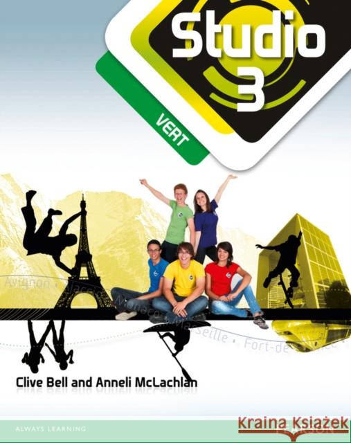 Studio 3 vert Pupil Book (11-14 French) Bell, Clive|||McLachlan, Anneli 9780435026950 Pearson Education Limited