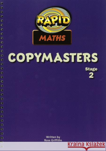 Rapid Maths: Stage 2 Photocopy Masters Rose Griffiths   9780435912468 Pearson Education Limited