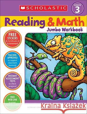 Reading & Math Jumbo Workbook: Grade 3 Terry Cooper 9780439786027 Teaching Resources