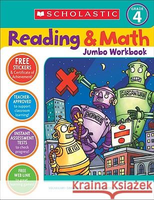 Reading & Math Jumbo Workbook: Grade 4 Terry Cooper 9780439786034 Teaching Resources