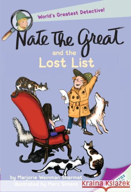 Nate the Great and the Lost List Marjorie Weinman Sharmat Marc Simont Marc Simont 9780440462828 Yearling Books