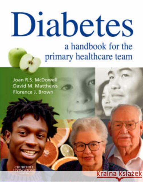 Diabetes: A Handbook for the Primary Healthcare Team McDowell, Joan R. S. 9780443101038 0