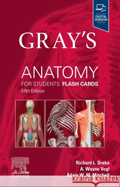 Gray's Anatomy for Students Flash Cards Richard Drake A. Wayne Vogl Adam W. M. Mitchell 9780443105142