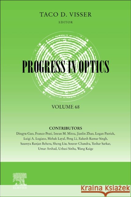 Progress in Optics: Volume 68 Taco Visser 9780443193842 Academic Press