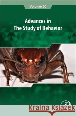 Advances in the Study of Behavior  9780443294402 Elsevier Science Publishing Co Inc
