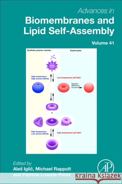 Advances in Biomembranes and Lipid Self-Assembly: Volume 41 Ales Iglič︎ Michael Rappolt Ana Garcia-S?ez 9780443428210 Academic Press