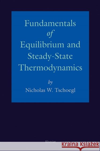 Fundamentals of Equilibrium and Steady-State Thermodynamics N. W. Tschoegl 9780444504265 ELSEVIER SCIENCE & TECHNOLOGY