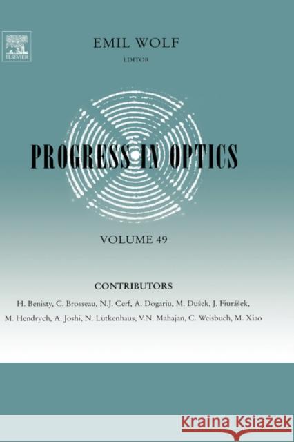 Progress in Optics: Volume 46 Wolf, Emil 9780444514684