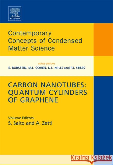 Carbon Nanotubes: Quantum Cylinders of Graphene: Volume 3 Saito, Susumo 9780444532763 Elsevier Science