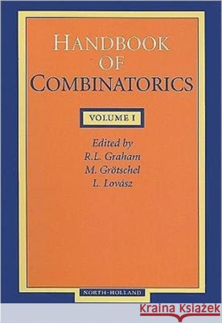 Handbook of Combinatorics Volume 1  9780444823465 ELSEVIER SCIENCE & TECHNOLOGY