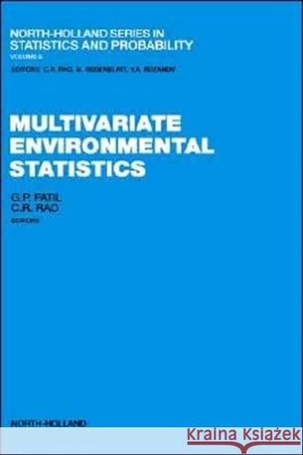 Multivariate Environmental Statistics: Volume 6 Patil, G. P. 9780444898043 North-Holland