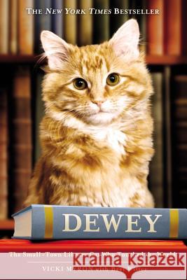 Dewey: The Small-Town Library Cat Who Touched the World Vicky Myron 9780446407410 Time Warner Trade Publishing