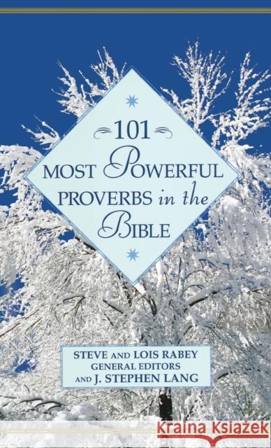 101 Most Powerful Proverbs in the Bible Steve Rabey Lang                                     Lois Rabey 9780446532150 Faithwords