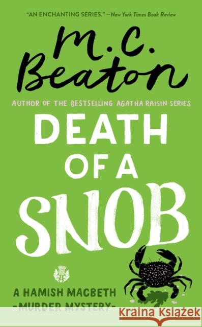 Death of a Snob M. C. Beaton 9780446573528 Grand Central Publishing