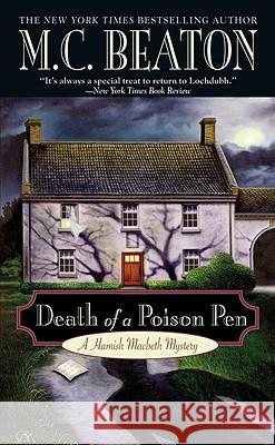 Death of a Poison Pen M. C. Beaton 9780446614894 Warner Books