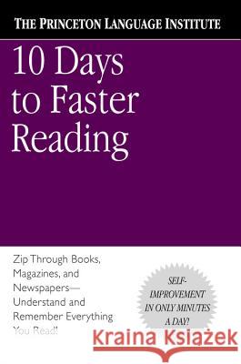 Ten Days to Faster Reading Abby Marks-Beale 9780446676670 Little, Brown & Company