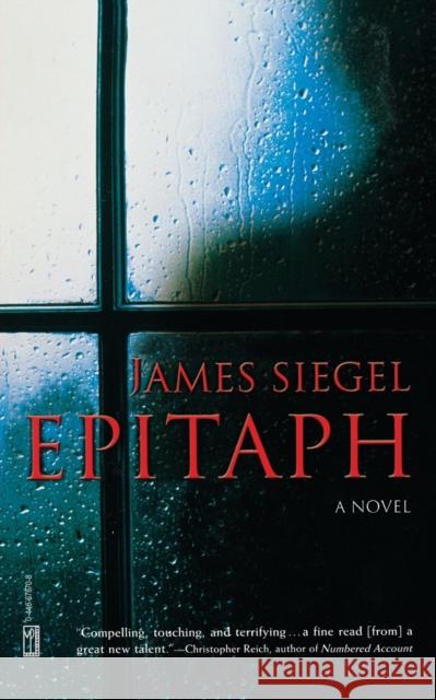 Epitaph James Siegel 9780446678704 Warner Books