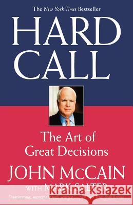 Hard Call McCain, John 9780446699112