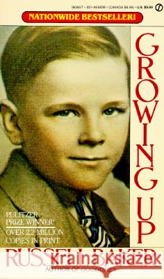 Growing Up Russell Baker 9780451168382 Signet Book