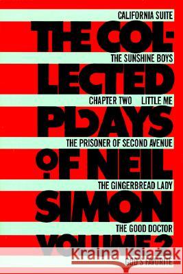 The Collected Plays of Neil Simon Neil Simon 9780452263581 Plume Books