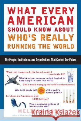 What Every American Should Know about Who's Really Running the World: The People, Institutions, and Organizations That Control Our Future M. L. Rossi 9780452286153 Plume Books