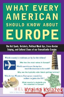 What Every American Should Know about Europe: The Hot Spots, Hotshots, Political Muck-Ups, Cross-Border Sniping, and Culturalc Haos of Our Transatlant M. L. Rossi 9780452287761 Plume Books