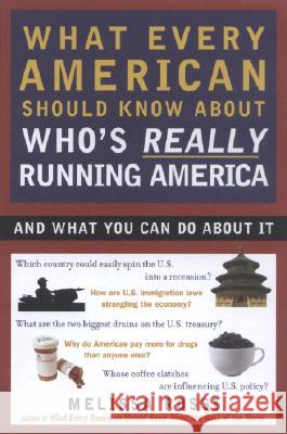 What Every American Should Know about Who's Really Running America: And What You Can Do about It M. L. Rossi Melissa Rossi 9780452288201 Plume Books