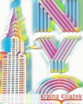 ICONIC Chrysler Building Writing Drawing Journal. Sir Michael Designer: super sized Rainbow Chrysler Building Writing Drawing Journal. Michael 9780464197669 Blurb