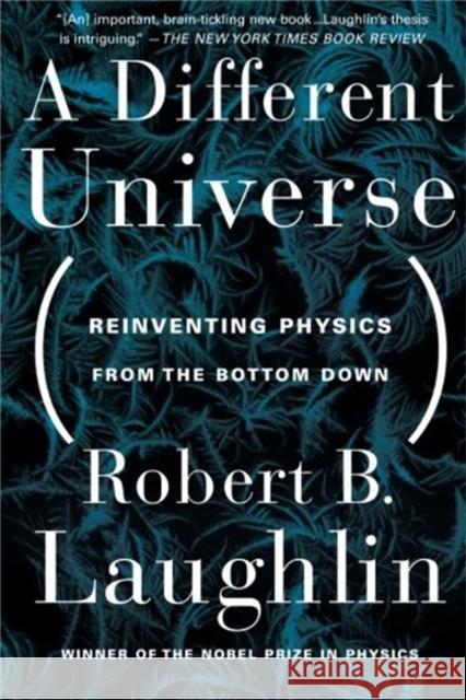 A Different Universe : Reinventing Physics From the Bottom Down Robert B. Laughlin 9780465038299 