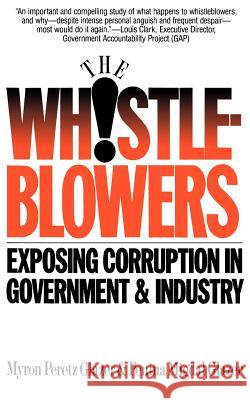 Whistleblowers Myron P. Glazer 9780465091744