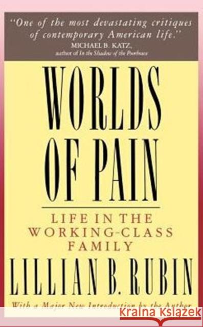 Worlds of Pain: Life in the Working-Class Family Lillian B. Rubin 9780465092482