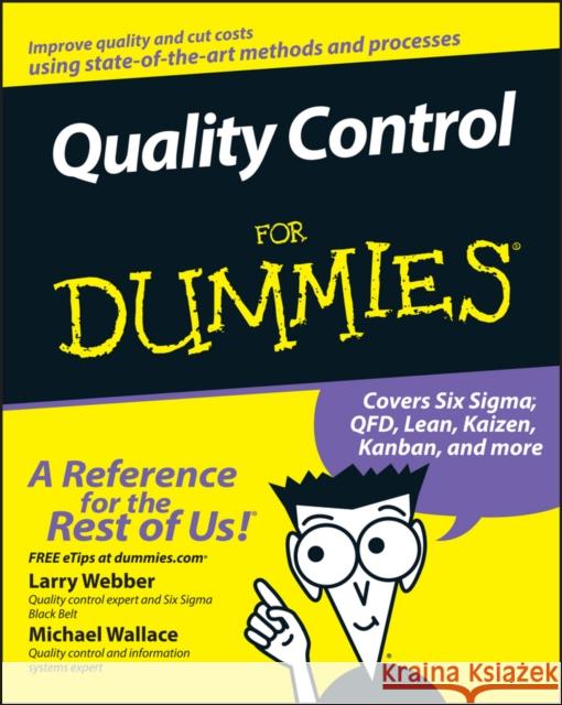Quality Control for Dummies Michael Wallace 9780470069097