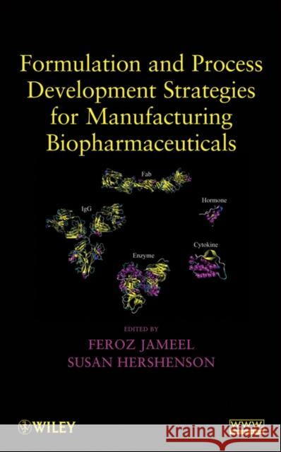 Formulation and Process Development Strategies for Manufacturing Biopharmaceuticals Amgen Fero Feroz Jameel Susan Hershenson 9780470118122