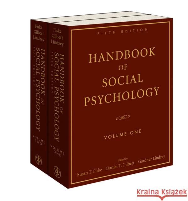 Handbook of Social Psychology Fiske, Susan T. 9780470137475
