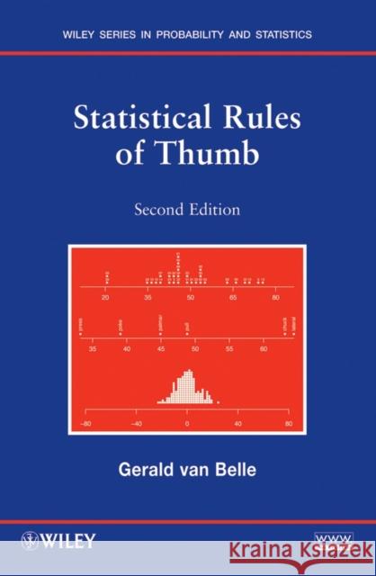 Statistical Rules of Thumb Gerald Van Belle Gerald Va 9780470144480 Wiley-Interscience