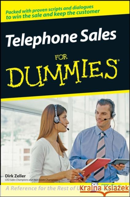 Telephone Sales For Dummies Dirk Zeller 9780470168363