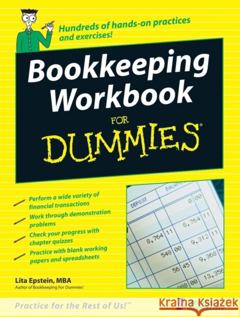 Bookkeeping Workbook for Dummies Epstein, Lita 9780470169834 For Dummies