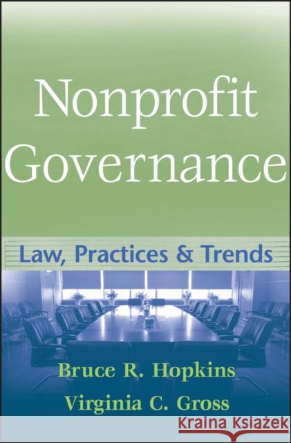 Nonprofit Governance Hopkins, Bruce R. 9780470358047