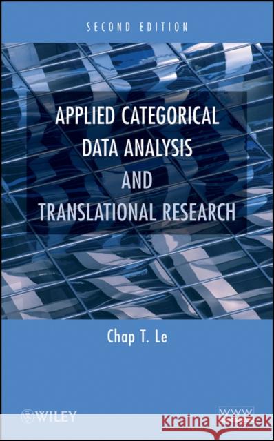 Applied CDA 2e Le, Chap T. 9780470371305 John Wiley & Sons