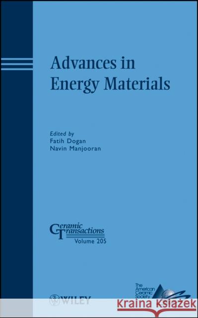 Advances in Energy Materials T. Hinklin 9780470408438 John Wiley & Sons