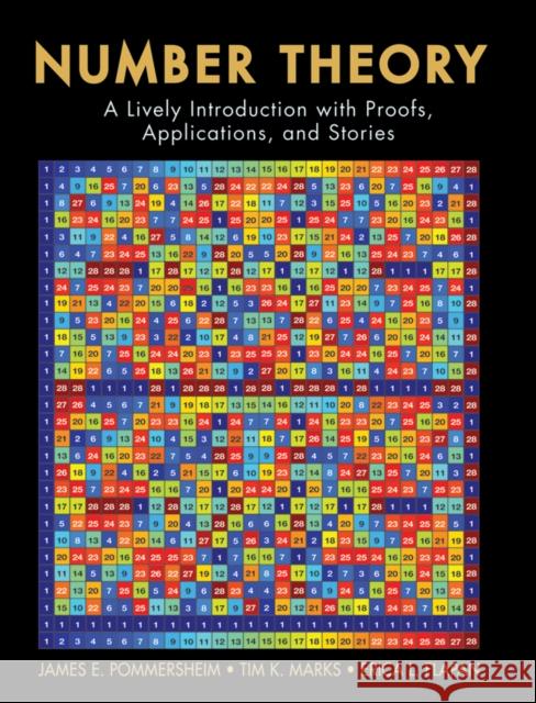 Number Theory Pommersheim, James 9780470424131 0