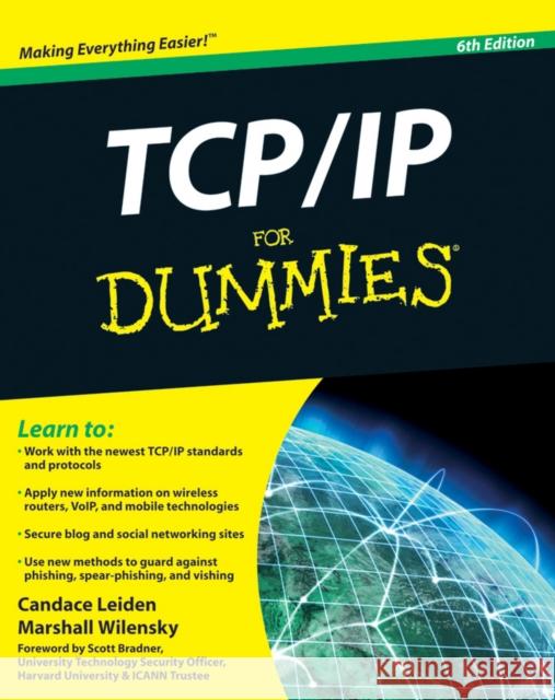 TCP / IP For Dummies Candace Leiden 9780470450604 John Wiley & Sons Inc