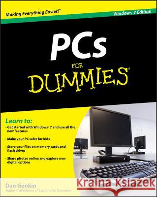 PCs For Dummies Dan Gookin 9780470465424 0