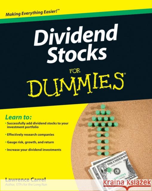 Dividend Stocks Fd Carrel, Lawrence 9780470466018 0