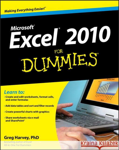 Excel 2010 For Dummies Greg Harvey 9780470489536 0